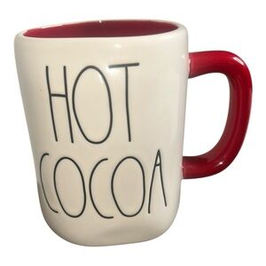 Rae Dunn HOT COCOA Mug Double Sided Artisan Collection by Magenta